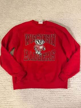 Vintage 80s TNT University of Wisconsin Badgers Sweatshirt